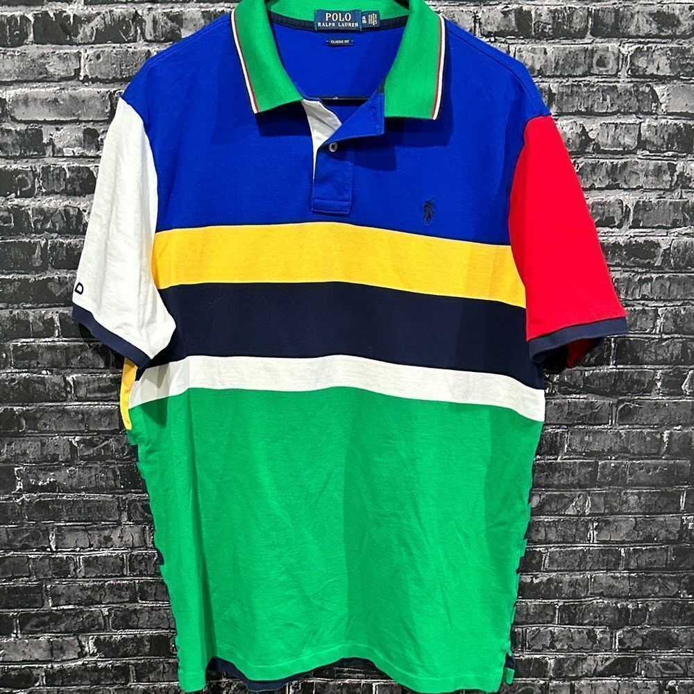 Polo by Ralph Lauren Men's Color Block Polo Shirt